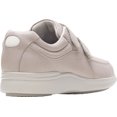 thumbnail image 3 of Women's Hush Puppies Power Walker II Two Strap Sneaker Dove Full Grain Leather 6.5 M, 3 of 6
