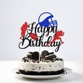 thumbnail image 4 of Adorno para Pastel Crseniny Fútbol Rugby Decoración de Cumpleaños, 4 of 7