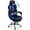 Blue, variant on ECOTOUGE Gaming Chair with Footrest, Big and Tall Silla Gamer with Massage Lumbar Support, Ergonomic Gamer Chair with Reclining High Back, 360° Swivel Gaming Computer Chair, Red