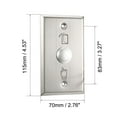 thumbnail image 2 of Botón de liberación de puerta de 36V, presione para salir, reinicio NO/NC/COM contacto 115x70, 2 of 4