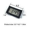 thumbnail image 3 of Mini Digital Clock Lcd Digital Display Car Dashboard Clock With Calendar Self-adhesive For Home Car Office, 3 of 4