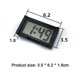 thumbnail image 3 of Mini Digital Clock Lcd Digital Display Car Dashboard Clock With Calendar Self-adhesive For Home Car Office, 3 of 4
