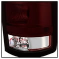 thumbnail image 6 of 2007-2013 GMC Sierra 1500 2500 3500 Red Smoke Tail Lights Brake Lamps Left+Right, 6 of 6