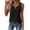 7# Black, variant on Sleeveless Tops for Women Cotton Linen Lace V Neck T Shirts Summer Beach Boho Tank Top Casual Peasant Blouses Black L