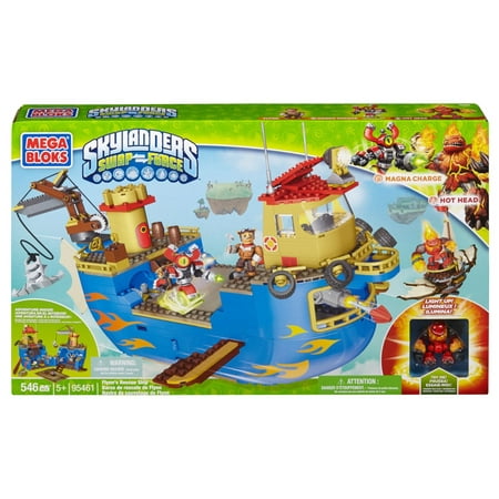 Skylanders Swap Force Flynn's Rescue Ship Set Mega Bloks 95461