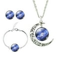 thumbnail image 1 of Hytrove 3Ud Conjunto De Collar Y Aretes Para Mujer Con Estilo Sofisticado Y, 1 of 4