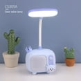 thumbnail image 3 of Cute Deer Bunny Table Lamp Cartoon Animal Learning Eye Protection Night Light Teens Girls Boys Gift, 3 of 14