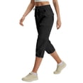 thumbnail image 7 of Capris for Women Quick Dry Elastic Waist Straight Leg with 6 Pockets Lightweight Casual Summer Hiking Pants, XL, 7 of 7