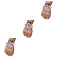 thumbnail image 3 of Yuarrent Ramillete de muñeca ligero con forma de rosa, accesorio elegante y femenino, elástica cómoda N9 champagne Type1 NO1, 3 of 6