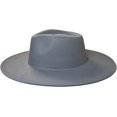 thumbnail image 3 of VERVE 8 Wide Brim Vegan Felt Rancher Hat - Women, Men, and Kids Fedora Style with Adjustable Inner Drawstring, 3 of 8