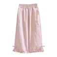 thumbnail image 3 of Rvasteizo Girls Elastic Waist Pants Ruffled Hem High Waist Wide Leg Fall Winter 5-15Y Kids Trousers 15 Years, 3 of 5