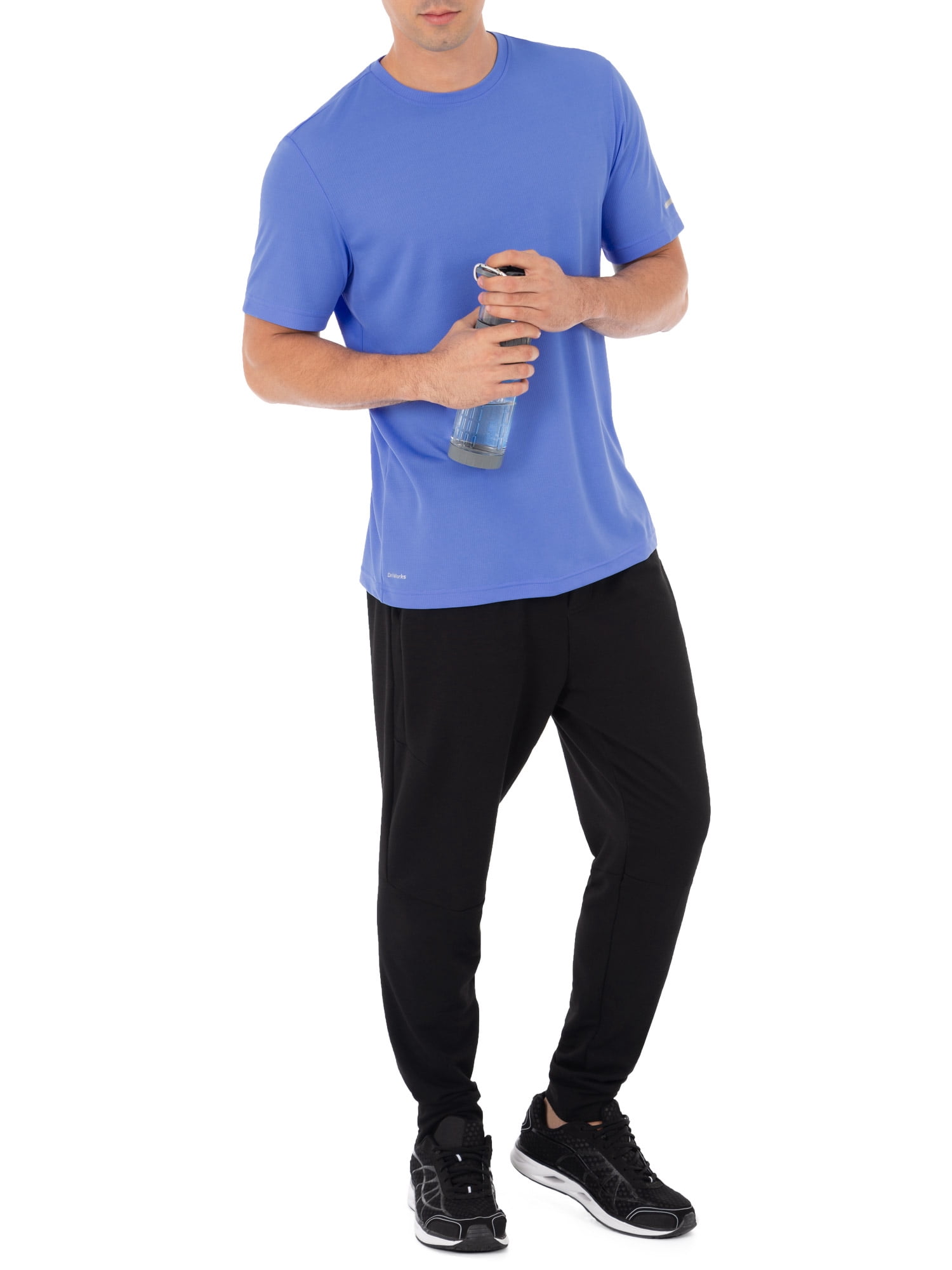 Athletic Works Men's and Big Men's Core Quick Dry Short Sleeve T-Shirt, up to Size 3XL