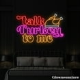 thumbnail image 4 of Glowneon Talk Turkey To Neon Sign, Turkey LED Sign, Thanksgiving Gifts, Thanksgiving Decor, 4 of 5