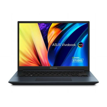 ASUS Laptop VivoBook Pro AMD Ryzen 7 6000 Series 6800H (3.20GHz) 16 GB LPDDR5 Memory 1 TB PCIe SSD NVIDIA GeForce RTX 3050 Laptop GPU 14.0" Windows 11 Home 64-bit M6400RC-EB74