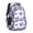 Butterfly and Blue, variant on Butterfly and Polka Dot Multicolor Pattern Backpack for School, Cute School Bag with Adjustable Shoulder Straps and Padded Back, 16.9"x12.6"x5.9"
