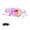 Pink, variant on Waterproof Wide Field Swimming Goggles with Soft Silicone Frame, Adjustable Straps, HD Lenses, Fog-Resistant Coating, and Wide-Angle Vision