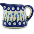 thumbnail image 3 of Polmedia Floral Peacock Polish Pottery 10 oz. Pitcher, 3 of 6