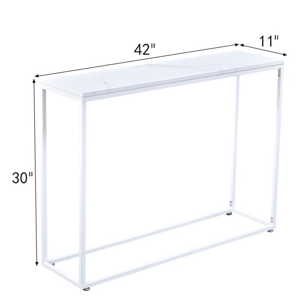 Console Tables for Entryway, Faux Marble Sofa Tables, Entryway Table