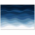 thumbnail image 2 of Area Rugs Indoor Non-Slip Rectangle Rug 4x6 Ft Abstract Blue White Beach Gradient Ocean Waves Rug Rubber Backing Floor Mats Non Shedding Home Decor Carpet for Entryway Living Room, 2 of 8