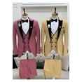 thumbnail image 2 of Traje Tesscy para niños, 4 piezas, formal, rosa, ajustado, talla 18, 2 of 6