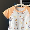 thumbnail image 3 of Splozh Preemie Clothes Boys 3 6 12 18 24 Months Summer Cute Unisex Short Sleeve Outfit, All Season Infant Daily Wear,Orange,6-12 Months, 3 of 4