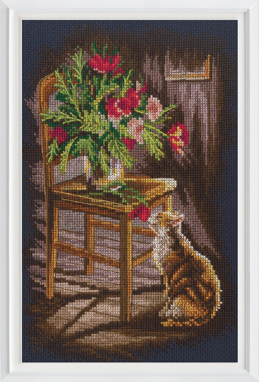 Dimensions® Santa's Midnight Ride Counted Cross-Stitch Kit
