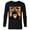 Black, variant on Planet of the Apes Rise of Caesar Apes Shall Not Kill Apes - Long Sleeve T-Shirt for Men - Customized-Athletic Heather