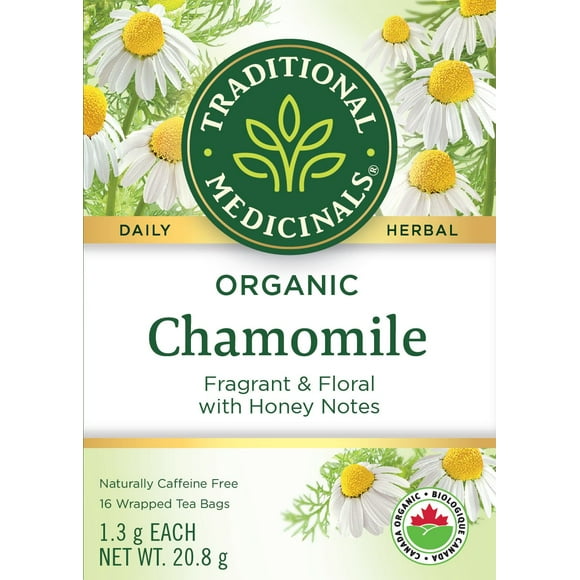 Traditional Medicinals Chamomile, 16 Wrapped Tea Bags