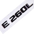 thumbnail image 1 of ZWEIP Car Rear Tail Emblem Number Letters Car Sticker For Mercedes Benz E260L E 260L Chrome Silver/ Matte Black, 1 of 2