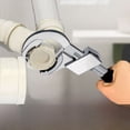 thumbnail image 2 of Outil de Plomberie de Salle de Bain Multifonctionnel 8-en-1: Clé Réglable Robuste avec Grande Ouverture, Manche Court pour Installation d'Évier, Réparation de Tuyaux et Entretien des Fixations de Salle de Bain – Idéal pour Bricolage, 2 of 6