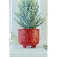 thumbnail image 4 of Flora Bunda CH1958E-RD 14' Xmas tree in 4.5' Vintage Footed Pot, 4 of 5