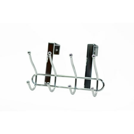 For Home Over The Door Coat And Hat Valet 4 Hook Hanging Storage Rack Flat Black 55848 By Target Ship From Us