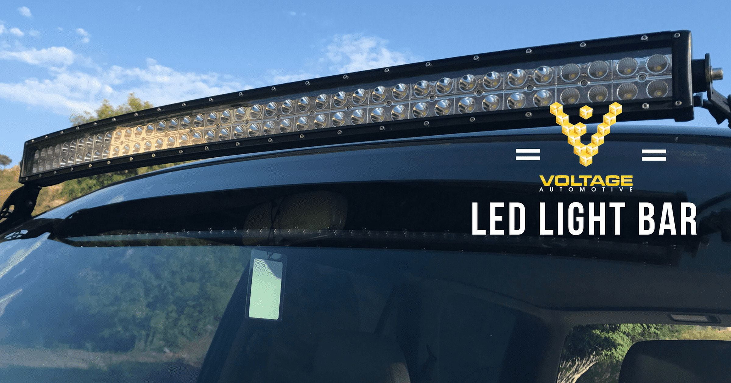 Voltage Automotive Curved LED Light Bar 42" Inch 240W Off-Road Driving Light Fog Light for Truck Tractor ATV 4x4 Jeep SUV Desert Utility