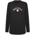 thumbnail image 2 of Women's-Levelwear  Black Boston Bruins Mother's Day Beaudry Arched Pullover Sweatshirt, 2 of 3