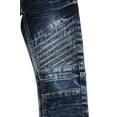 thumbnail image 4 of X RAY Slim Fit Biker Pants for Boys Baby Toddler – Distressed Skinny Moto Jeans, Dark Stone Size 4T, 4 of 9