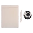 thumbnail image 1 of MOVTOTOP Paper Scoring Board for Crafts with Precise Measurements Crafted from Durable ABS Ivory Color Lightweight and Easy to Use 1 Set, 1 of 8