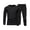 Black, variant on VBARHMQRT Mens Short Sets 2 Piece Outfits Beach Big and Tall Men Solid Color Outdoor Sports Fitness Long Sleeved Shirt and Sweatpants Suit 4th of July Outfits