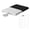 Black White, variant on Ruanlalo 30Pcs Cable Processor Labeling Kit Waterproof Ties with Tag Stickers Lightweight Cord Organizers Travel Cable Tie Kit