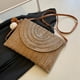thumbnail image 2 of Bolsos Cruzados Verano Cartera Tejida Paja Hecha A Mano para (marrón), 2 of 8
