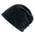 thumbnail image 2 of Bonnets de Chimio en Coton, Bonnet de Chimio avec Chapeaux Anti-Cancer pour Femmes avec Perte de Cheveux, 2 of 8