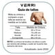 thumbnail image 4 of Cinturón para Pesas con Forro de Carnaza Verri Gym 1401 Mediana, 4 of 4