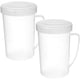 thumbnail image 1 of 2 tazas de leche para calentar en microondas, resistentes a altas temperaturas, para leche de soja., 1 of 5