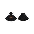thumbnail image 2 of RUINIXCW Kids Toddler Baby Boy Girl Halloween Ghost Costume Kids Ghostface Print Cloak Hooded Cape Poncho Halloween Cosplay Party Outfit, 2 of 10