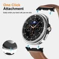 thumbnail image 3 of Correa de piel compatible con Samsung Galaxy Watch 8 40 mm 44 mm/8 Classic 46 mm, 3 of 8