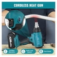 thumbnail image 2 of Cordless Hot Air Machine 350W Rated 990°F Hot Air Machine Kit Shrink Wrapping Convenient Power Tool, 2 of 6