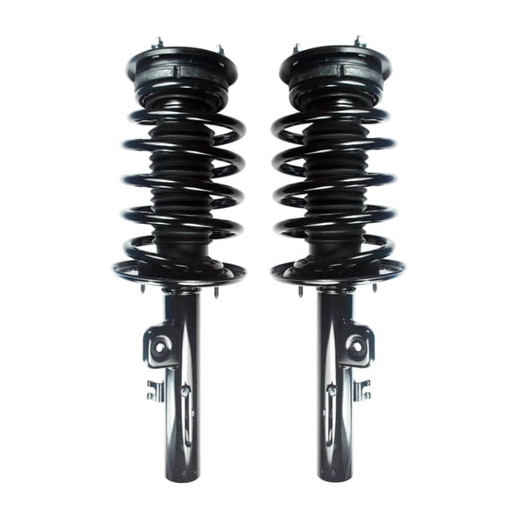 Pair 2 Front L-R Quick Complete Strut-Coil Spring For 2008 2009 Ford Taurus AWD