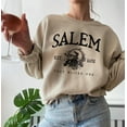 thumbnail image 6 of Salem 1692 Graphic Halloween Sweatshirt, Retro Witchy Pullover, Spooky Fall Crewneck, 6 of 6