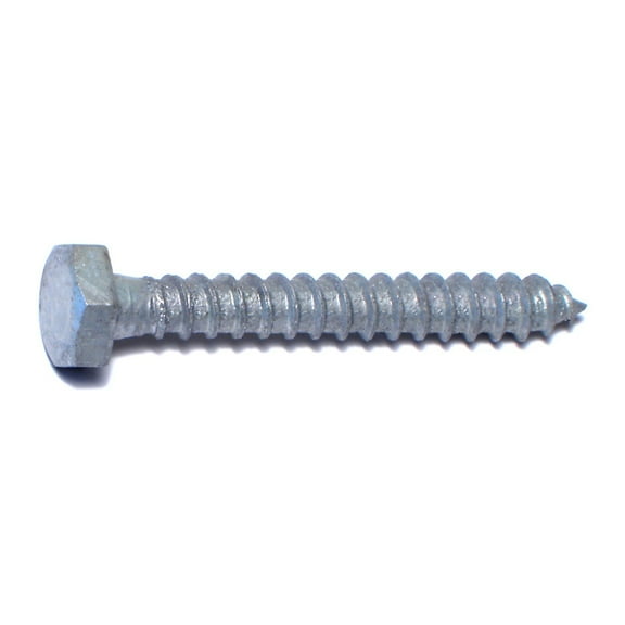 1/4" x 2" Hot Dip Galvanized Steel Hex Head Lag Screws HLSHS-249
