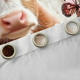 thumbnail image 4 of Manfei Highland Cattle Black Out Curtains for Kids, Pink Daisy Butterfly Heart Curtains Pack of 2 (42x63 Each) for Girls, Rustic Barn Door Bedroom Curtains, Luxury Bedroom Decor, 4 of 6