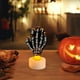 thumbnail image 5 of Velas sin llama de Halloween con forma de murciélago, velas de té a pilas, decoración para el hogar, regalo para fiestas., 5 of 5